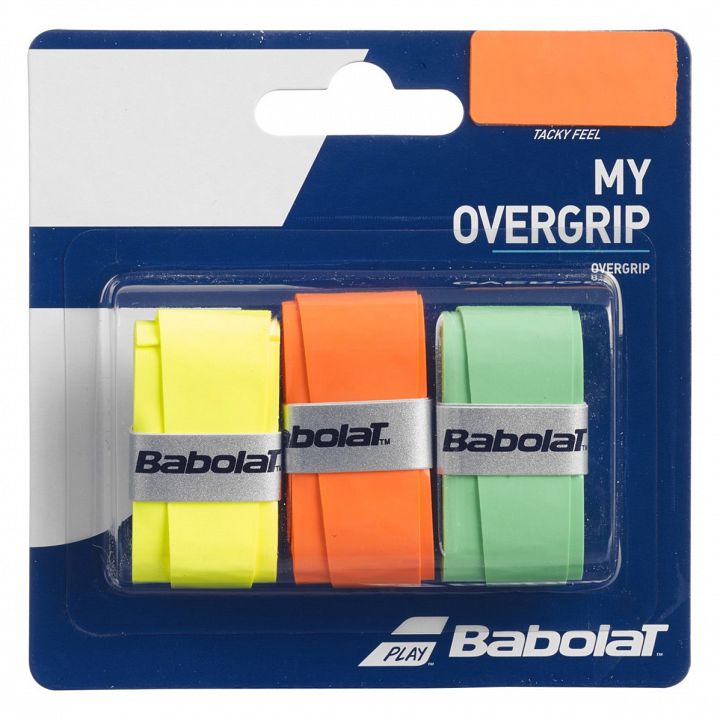 Babolat My Overgrip x3 Orange / Green / Yellow